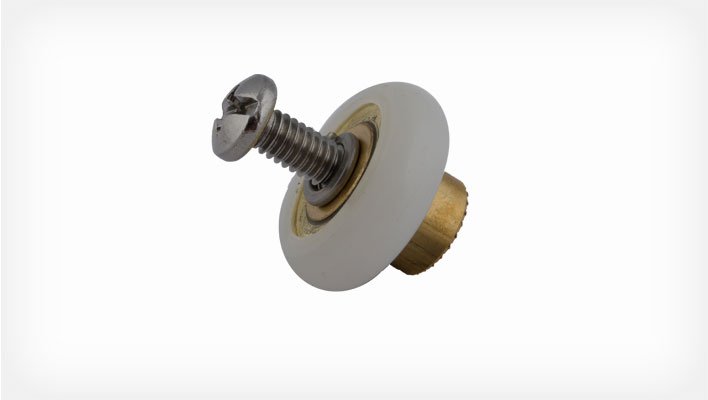 Shower door roller with 30mm screw | GHI Architectural Hardware